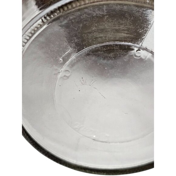 Vintage Clear Glass Kerr Jar With Metal Lid - Picture 8 of 11